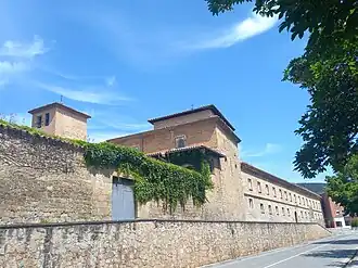 Volúmenes de la iglesia conventual, en la zona sur del convento