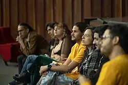 Conversatorio con 7 de los realizadores de la 4ta Edición del Laboratorio Noticias desde ninguna parte en la Cinemateca Nacional, en el marco de la 10ma Edición de CaracasDoc.