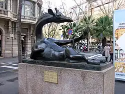Coqueta (1972), de Josep Granyer, Rambla de Cataluña.