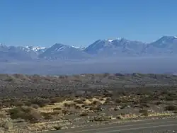 Cordillera Frontal en Iglesia.