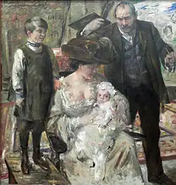 El artista y su familia (1909), Niedersächsisches Landesmuseum, Hanover