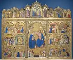 Retablo de la Coronación de la Virgen, de Guariento di Arpo, 1344.