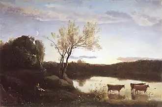 Tres vacas, de Camille Corot (ca. 1850).