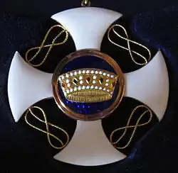 Cruz de Commendatore de la Orden de la Corona de Italia