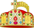 Corona del Sacro Imperio Variante de la representación heráldica