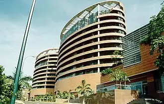 Vista del Centro San Ignacio después de su inauguración en 1998.