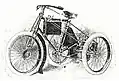 Triciclo motorizado de 1900.