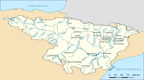 La cuenca hidrográfica del Ebro