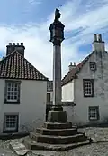 Mercat cross en Culross, Escocia.