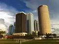 La Park Tower en el skyline de Tampa