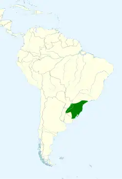      Área aproximada de residencia estable.[3]​