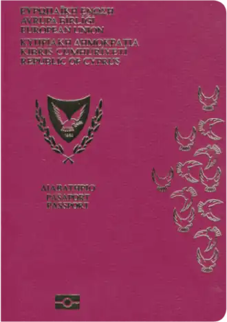 Pasaporte chipriota