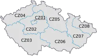 Límites de las regiones NUTS-2