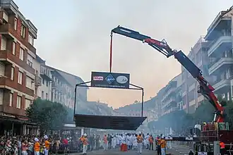 Asado de la longaniza.