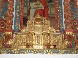 El altar.