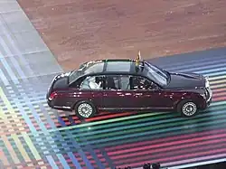 Isabel II llegando a la ceremonia de apertura de los Juegos de la Mancomunidad en Glasgow, 2014