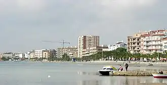 Vista desde un extremo de la playa de Villananitos.