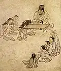 La escuela, por Kim Hong-do (1745–c. 1806), más conocido como Danwon.[50]​