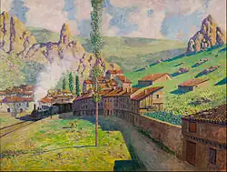 Pancorbo: el tren que pasa (1901). MNAC.