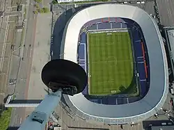 .De Kuip desde el aire.