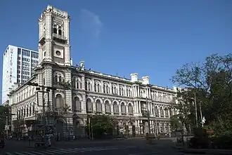 Oficina de control de telégrafos, Calcuta, estilo italianizante