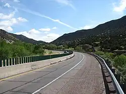 Curva del difunto en la vieja ruta 66
