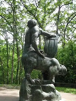 Muerte del último centauro.