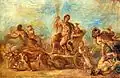 Triunfo de Baco, de Delacroix, 1861.