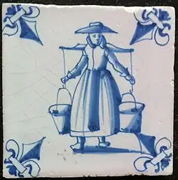 Azulejo holandés de Delft