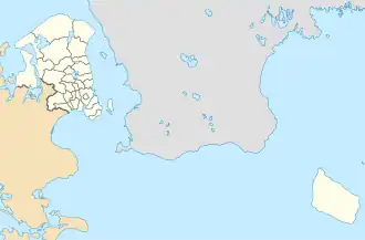Hillerød ubicada en Región Capital (Dinamarca)