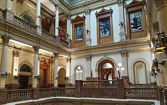 Interior del Capitolio desde la tercera planta