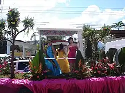 Desfile alegórico Feria Patronal de Ipala.