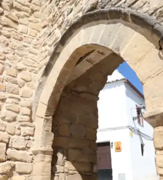 Interior de la puerta de Granada.