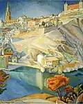 Vista de Toledo, 1912, Diego Rivera
