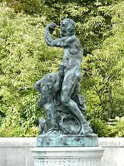 El dios Pan y un tigre - Le Dieu Pan et un tigre (1897)