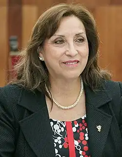 Presidenta del Perú Dina Boluarte