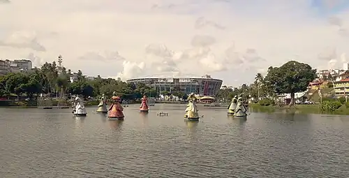 Vista desde el Dique Tororó.
