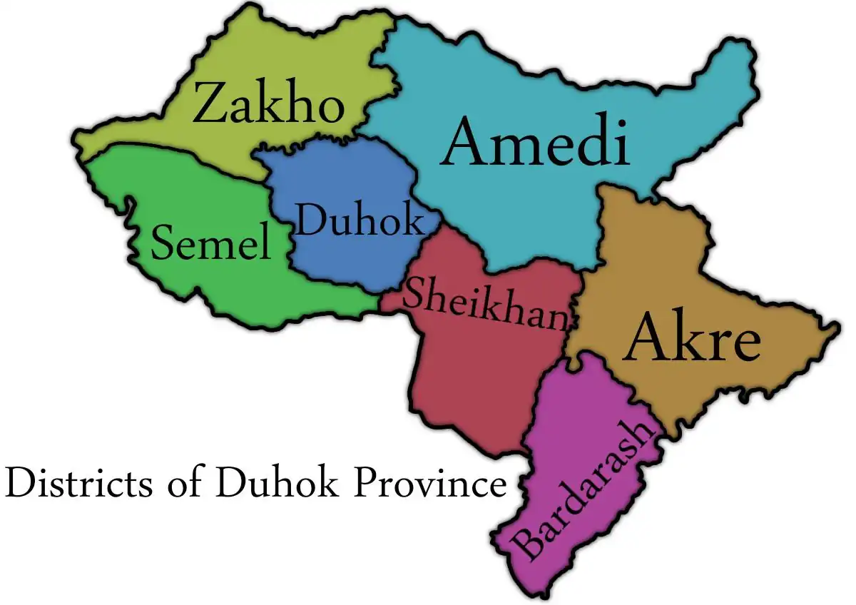Dohuk_Districts