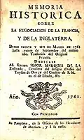 Obra traducida del francés y dedicada al marqués de la Ensenada por Domech. Lleva en la portada la marca tipográfica utilizada por el taller de los Herederos de Martínez (1762)