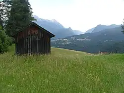 Paisaje rural del Cadore.