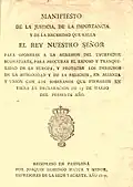 Discurso contra "la agresión del usurpador Buonaparte" (1815)