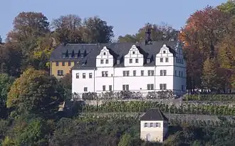 Renaissance-Schloss en Dornburg-Camburg