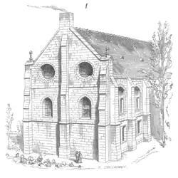 Reconstrucción de Eugène Viollet-le-Duc del aspecto en el siglo XIII