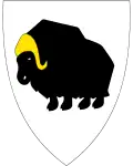 Escudo del municipio de Dovre, Noruega.