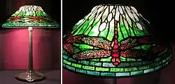 Dragonfly Lamp, de Clara Driscoll para la empresa Tiffany, ca. 1910.