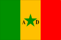 Estandarte del Presidente de la República de Senegal (1980-2000)