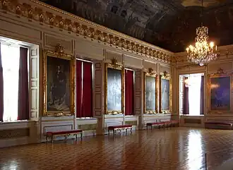 Rikssalen en el Palacio de Drottningholm
