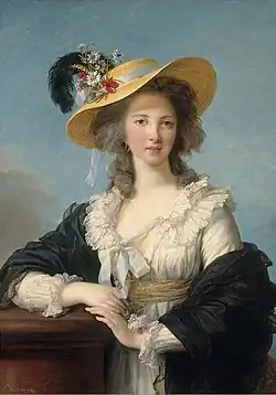 Retrato de la duquesa de Polignac, 1782 oleo sobre lienzo. Museo de la Historia de Francia (Versalles).
