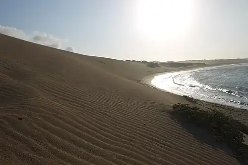 Dunas de Taroa al este de Bahía Portete