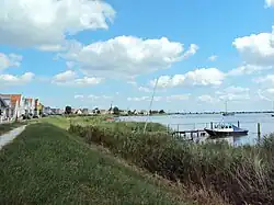 Fotografía del puerto de Durgerdam